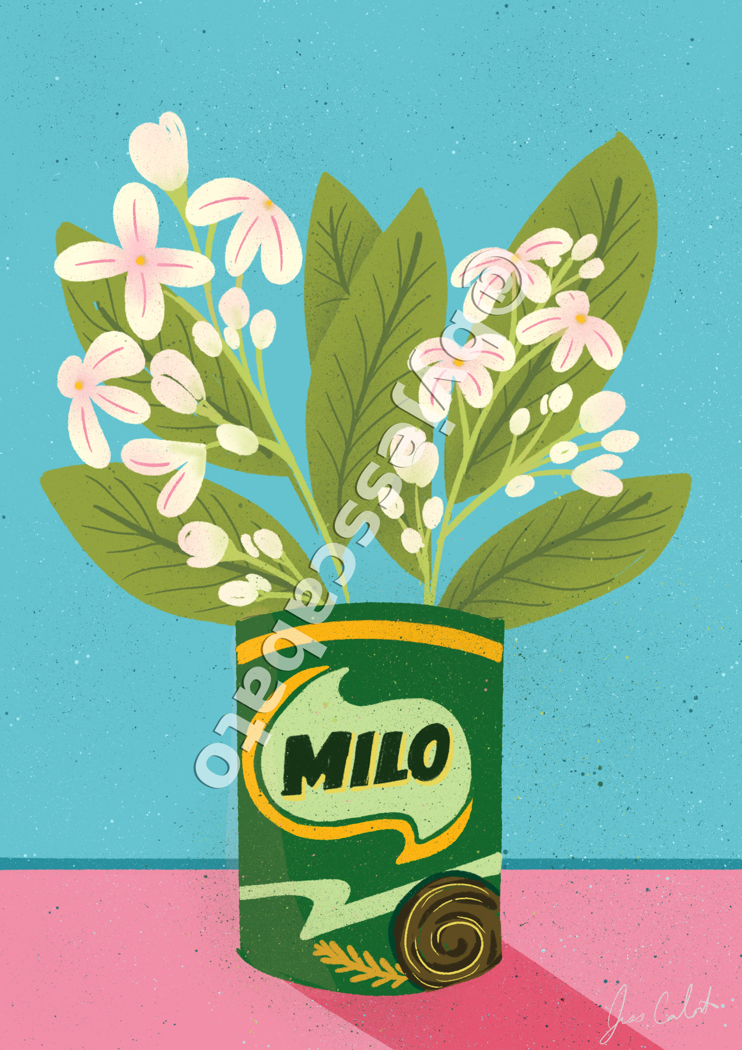 Milo Flower Can