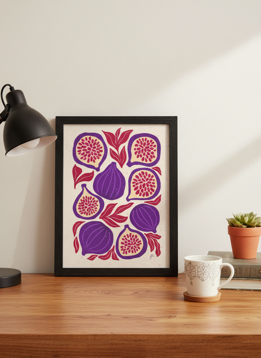 Fig Orchard Medley with scale