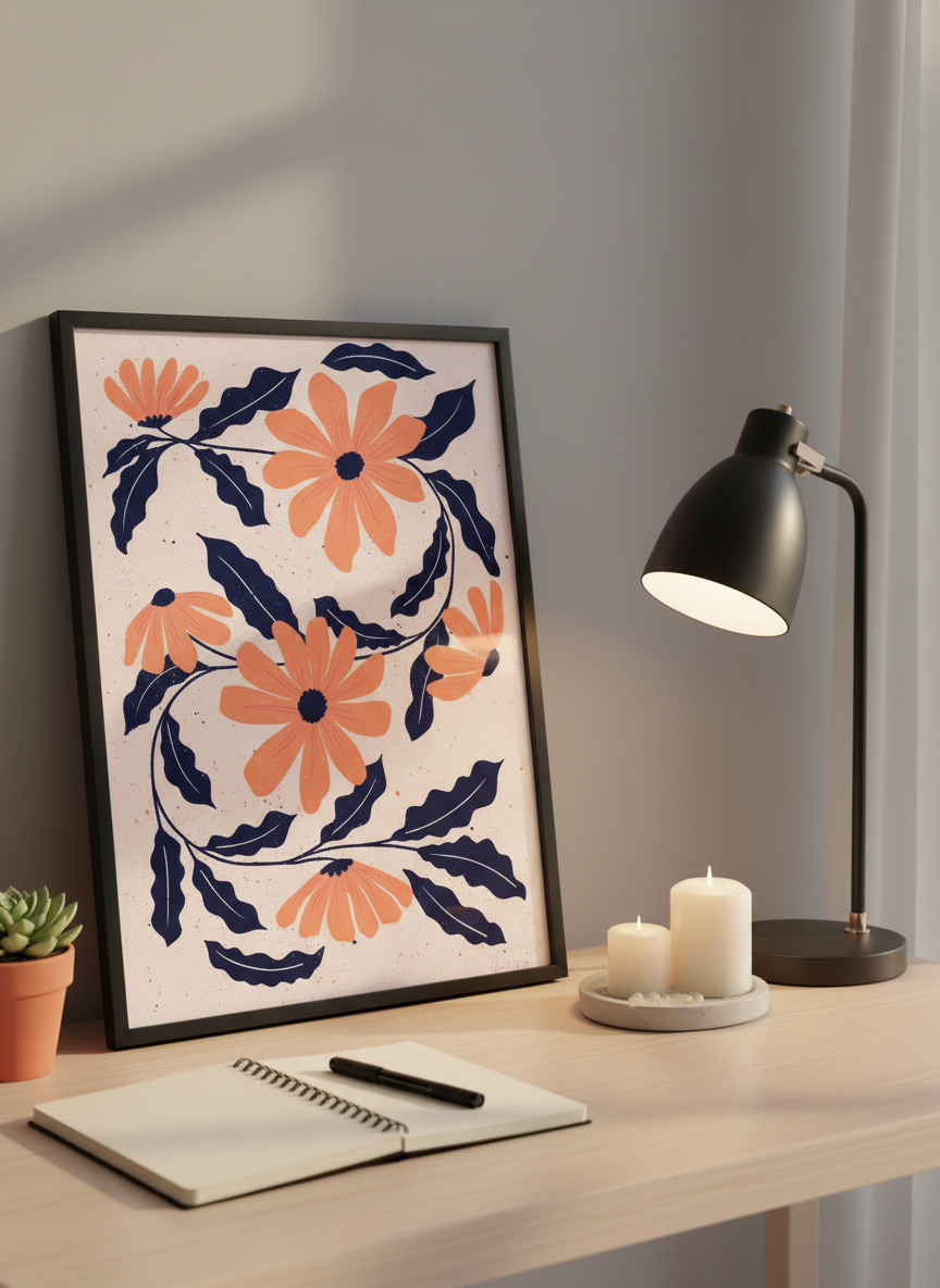 Orange Bloom Dance with scale