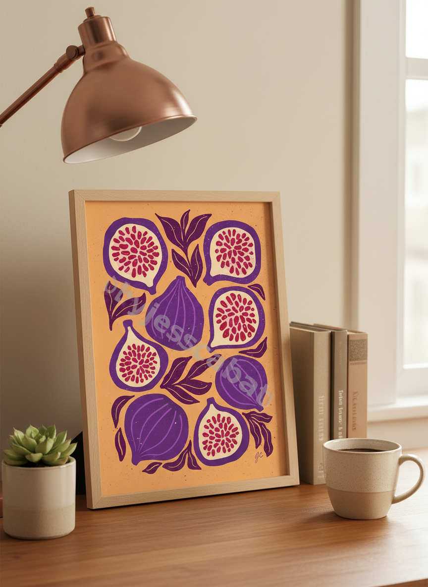 Sunset Fig Harvest with scale